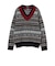 【別注】gim / Fair Isle Cricket V-Neck Knit