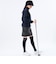 〈WOMEN〉ORANGE LABEL / NYロゴ 総柄 ニットスカート