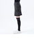 〈WOMEN〉ORANGE LABEL / NYロゴ 総柄 ニットスカート