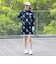 〈WOMEN〉ORANGE LABEL / NYロゴ 総柄 ニットスカート