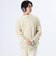 〈MEN〉ORANGE LABEL / 地球ロゴ ジャカードニット