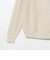 〈MEN〉ORANGE LABEL / 地球ロゴ ジャカードニット