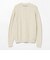 〈MEN〉ORANGE LABEL / 地球ロゴ ジャカードニット