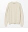 〈MEN〉ORANGE LABEL / 地球ロゴ ジャカードニット