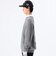 〈MEN〉ORANGE LABEL / 地球ロゴ ジャカードニット