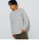 3ゲージ カラーネップ クルーネック ニット 24FW