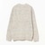 3ゲージ カラーネップ クルーネック ニット 24FW