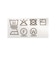 ニットベスト × ストライプ柄ワンピース セット