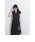 スキッパー ロング ティアードワンピース