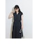 スキッパー ロング ティアードワンピース