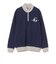 ORANGE LABEL / エアシャット 裏付き ハーフジップ プルオーバーニット