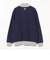 ORANGE LABEL / エアシャット 裏付き ハーフジップ プルオーバーニット