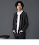 コットン モックネック ロングスリーブ Tシャツ
