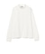 コットン モックネック ロングスリーブ Tシャツ