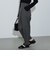 千鳥柄 テーパードパンツ