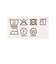 ノーカラー 袖ギャザー ブラウス