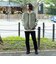 ストレッチ バイアスコール パンツ