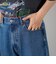 デニム バギー フレア パンツ