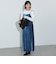 ベロアワンピース × ロングスリーブTシャツ（セットアイテム）