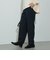 ウールライク テーパードパンツ