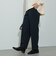 ウールライク テーパードパンツ
