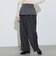 ウエスト レイヤード タックパンツ