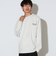 ワンポイント フェイクスエード ロングスリーブ Tシャツ