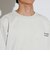 ワンポイント フェイクスエード ロングスリーブ Tシャツ