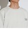 ワンポイント フェイクスエード ロングスリーブ Tシャツ