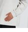 ワンポイント フェイクスエード ロングスリーブ Tシャツ