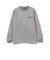 ワンポイント フェイクスエード ロングスリーブ Tシャツ