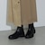 厚底ジップ ショート ブーツ