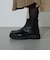厚底ジップ ショート ブーツ