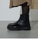 厚底ジップ ショート ブーツ