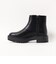 厚底ジップ ショート ブーツ