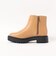 厚底ジップ ショート ブーツ