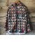 WORK Classic-fit Polyester Dobby Patchwork Print