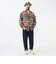 WORK Classic-fit Polyester Dobby Patchwork Print