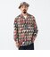 WORK Classic-fit Polyester Dobby Patchwork Print