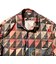WORK Classic-fit Polyester Dobby Patchwork Print