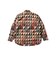 WORK Classic-fit Polyester Dobby Patchwork Print