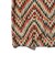 Open Collar Block Print Zig-Zag