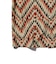 Open Collar Block Print Zig-Zag