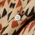 Open Collar Block Print Zig-Zag