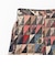 Plain Front Shorts Polyester Dobby Patchwork Print