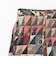 Plain Front Shorts Polyester Dobby Patchwork Print
