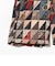Plain Front Shorts Polyester Dobby Patchwork Print