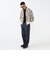 Sports Blouson Jacquard Mapping Print
