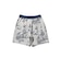 Knit Shorts Bird Jacquard