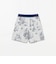 Knit Shorts Bird Jacquard